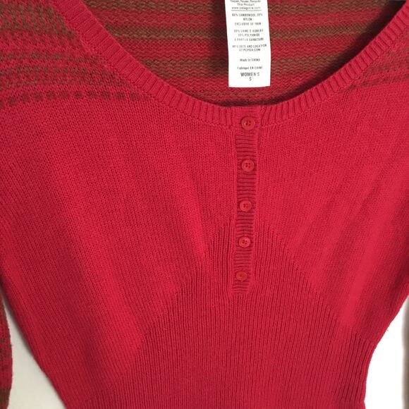 Patagonia Raspberry Red Rios Secret Lamb's Wool Dress S - Picture 4 of 9